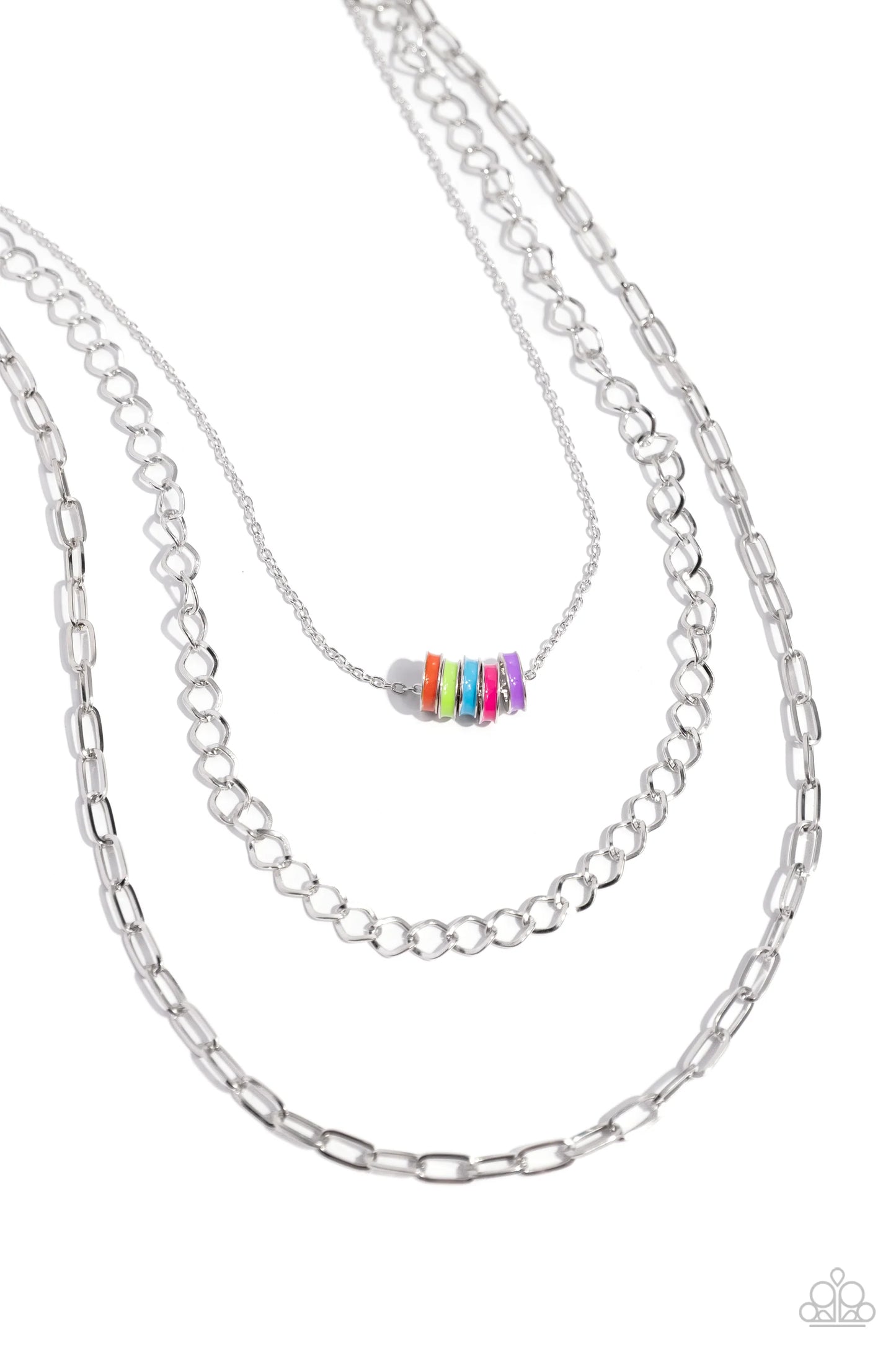 Paparazzi Colorful Cadet - Multi Necklace