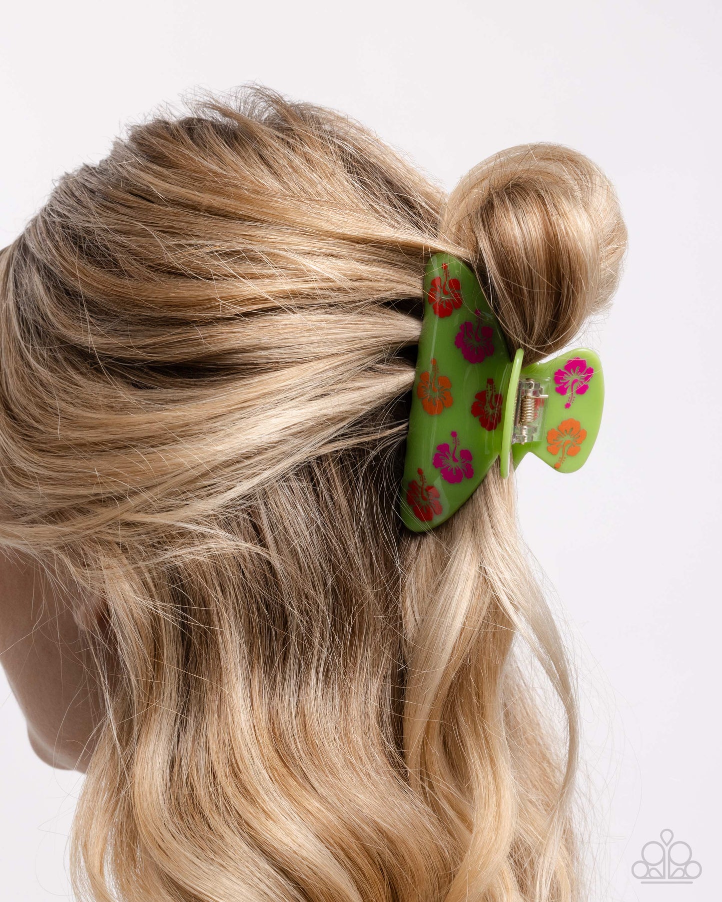 Paparazzi Hawaiian Harmony - Green Hair Clip
