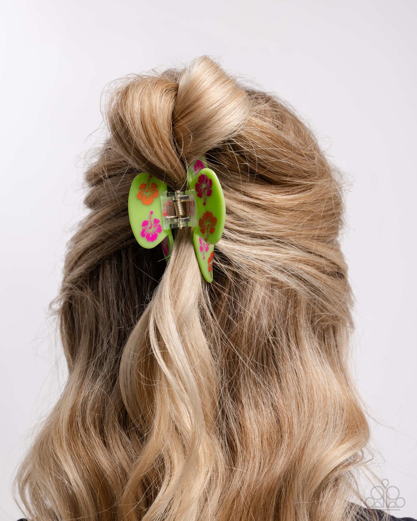 Paparazzi Hawaiian Harmony - Green Hair Clip