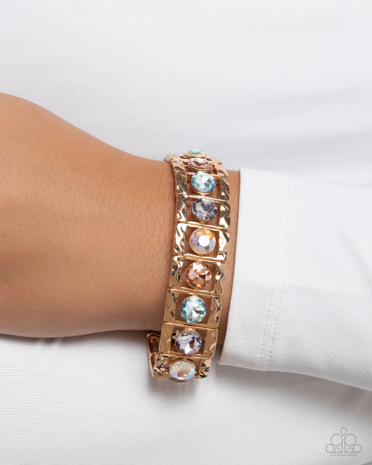 Taking SQUARE Of Business - multi - Paparazzi bracelet