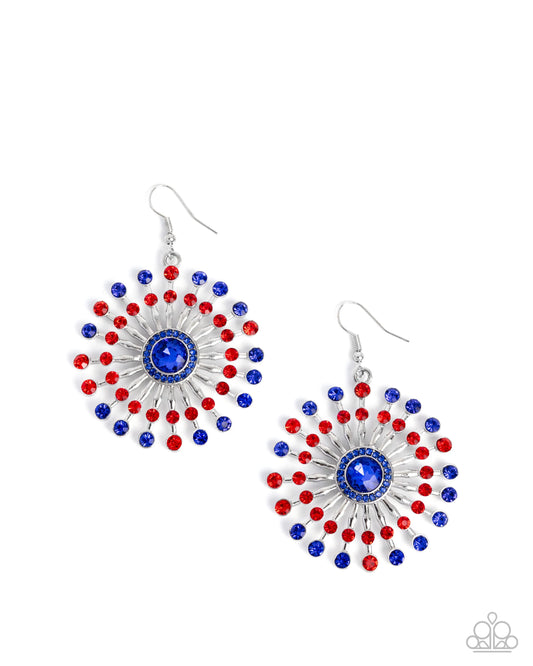 Paparazzi Fierce Firework - Multi Earrings