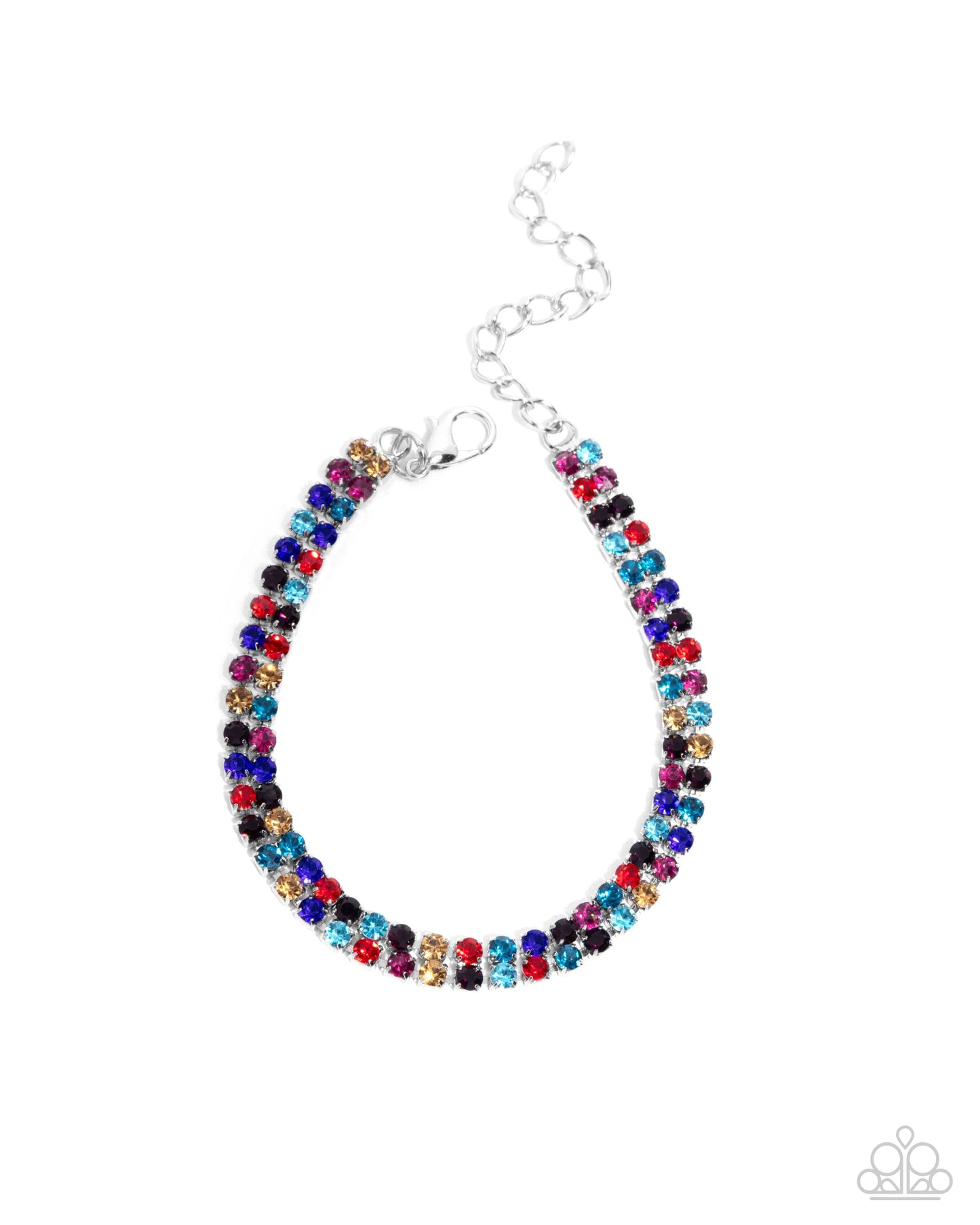 Choker Necklace: "Terrific Trio - Multi" Bracelet: "Thrilling Trio - Multi