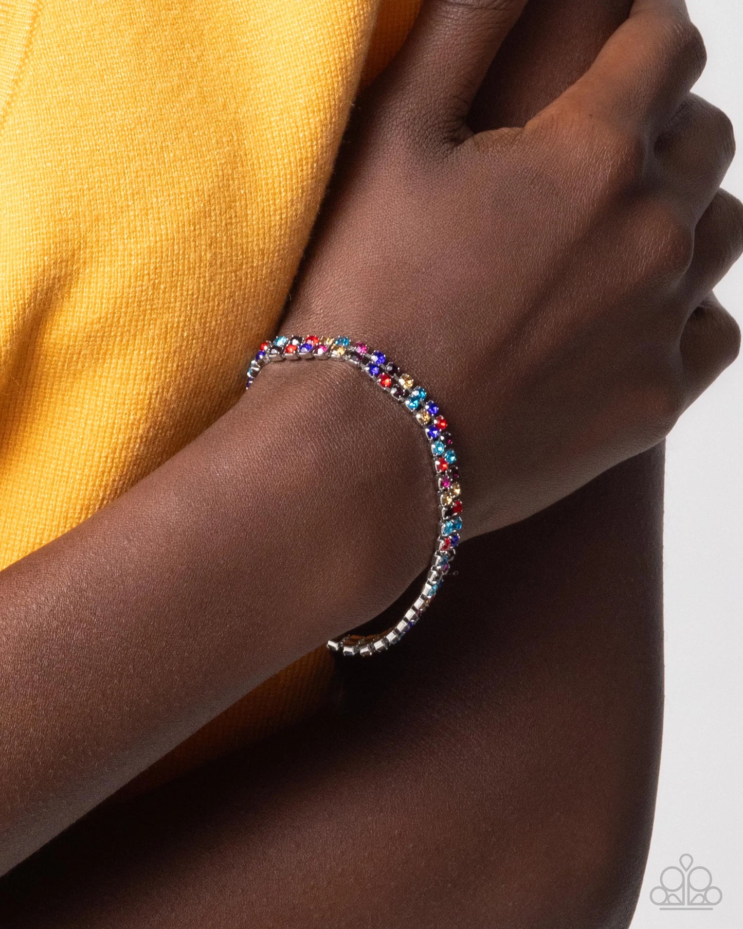 Choker Necklace: "Terrific Trio - Multi" Bracelet: "Thrilling Trio - Multi