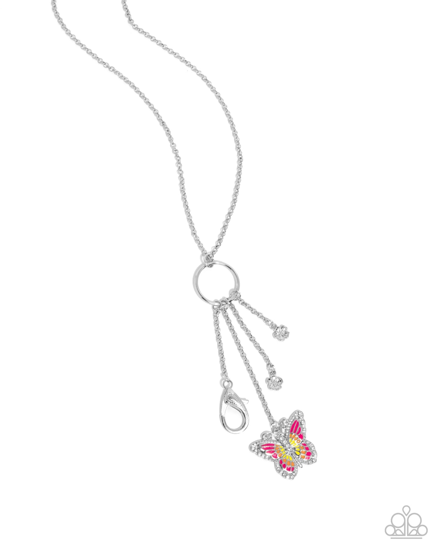 Paparazzi Mariposa Masterpiece - Pink Lanyard