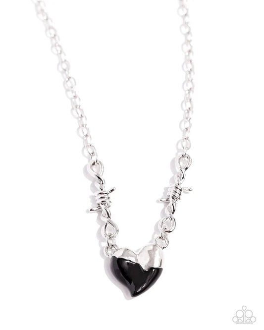 Paparazzi Necklace ~ Trendy Tribute - Black