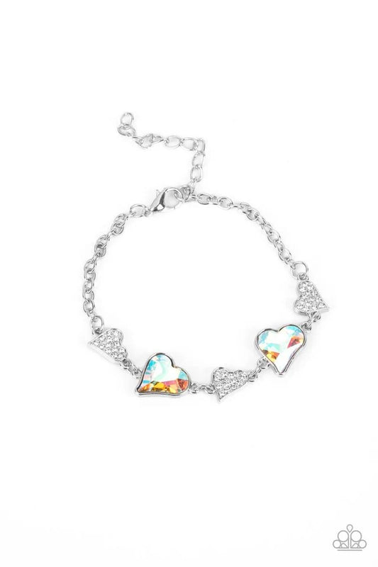 Paparazzi Bracelet ~ Cluelessly Crushing - Multi