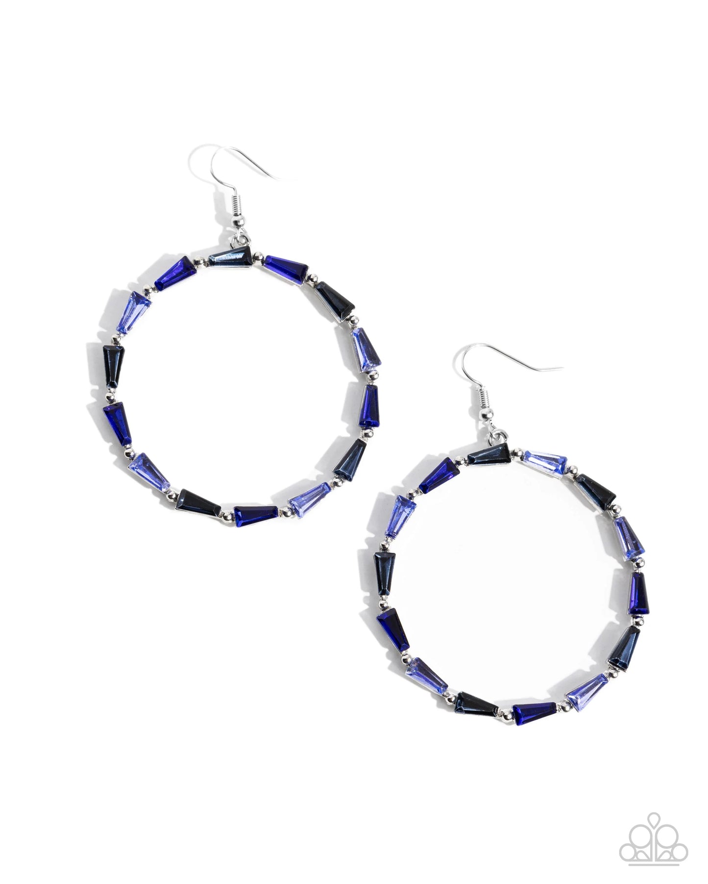 Paparazzi Bounce Around - Blue Earrings