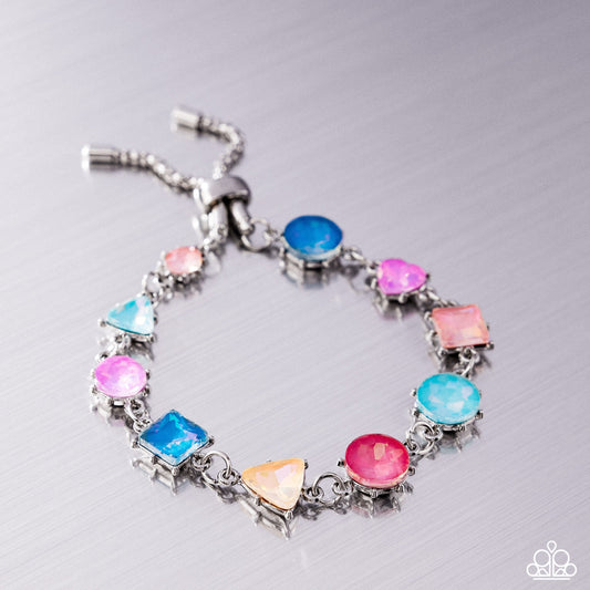 Paparazzi Royal Arrangement - Multi - July 2025 Life of the Party Exclusive Bracelet