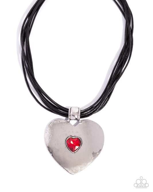 Paparazzi Galentines Day - Red Necklace
