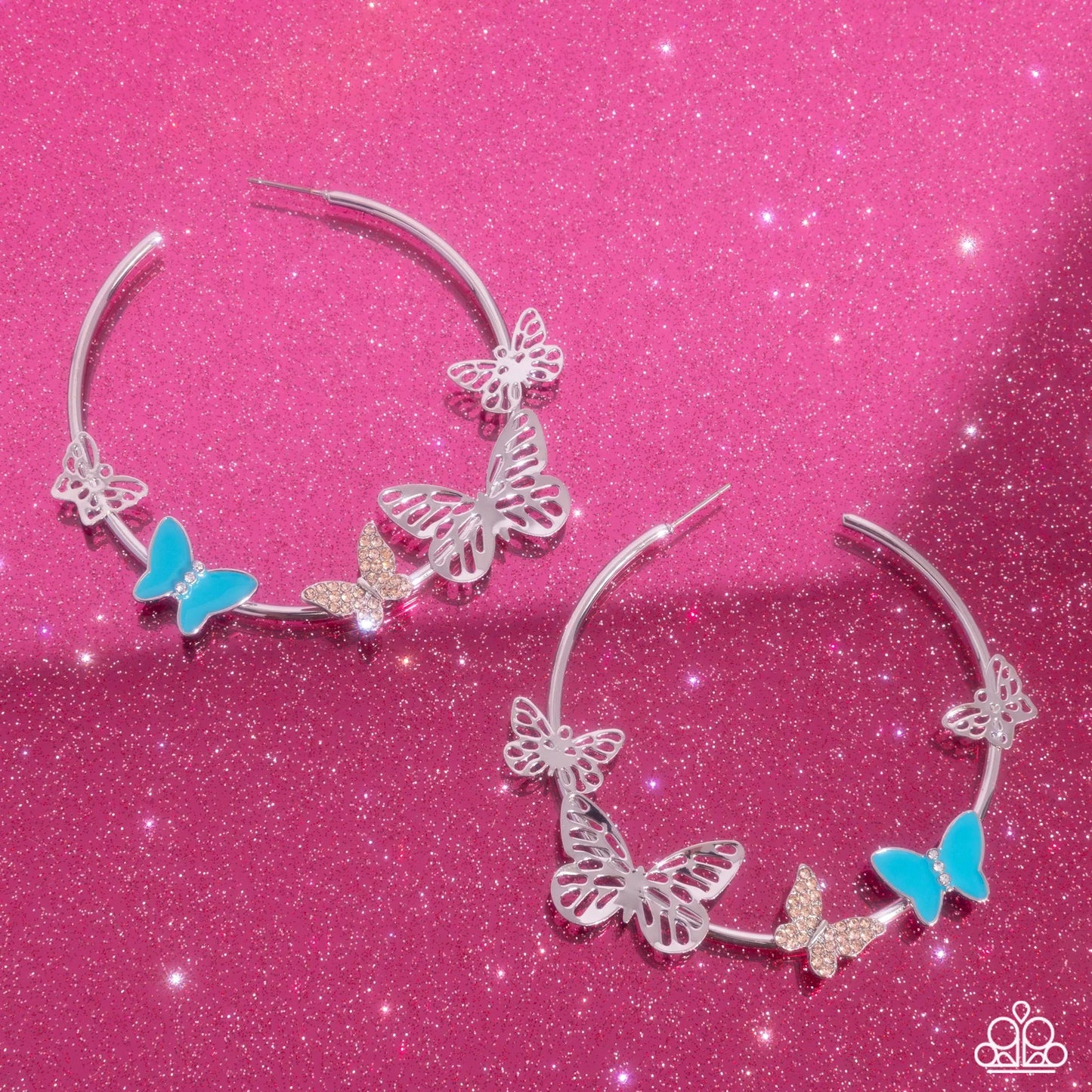 Paparazzi Aerial Allegiance - Blue Earrings