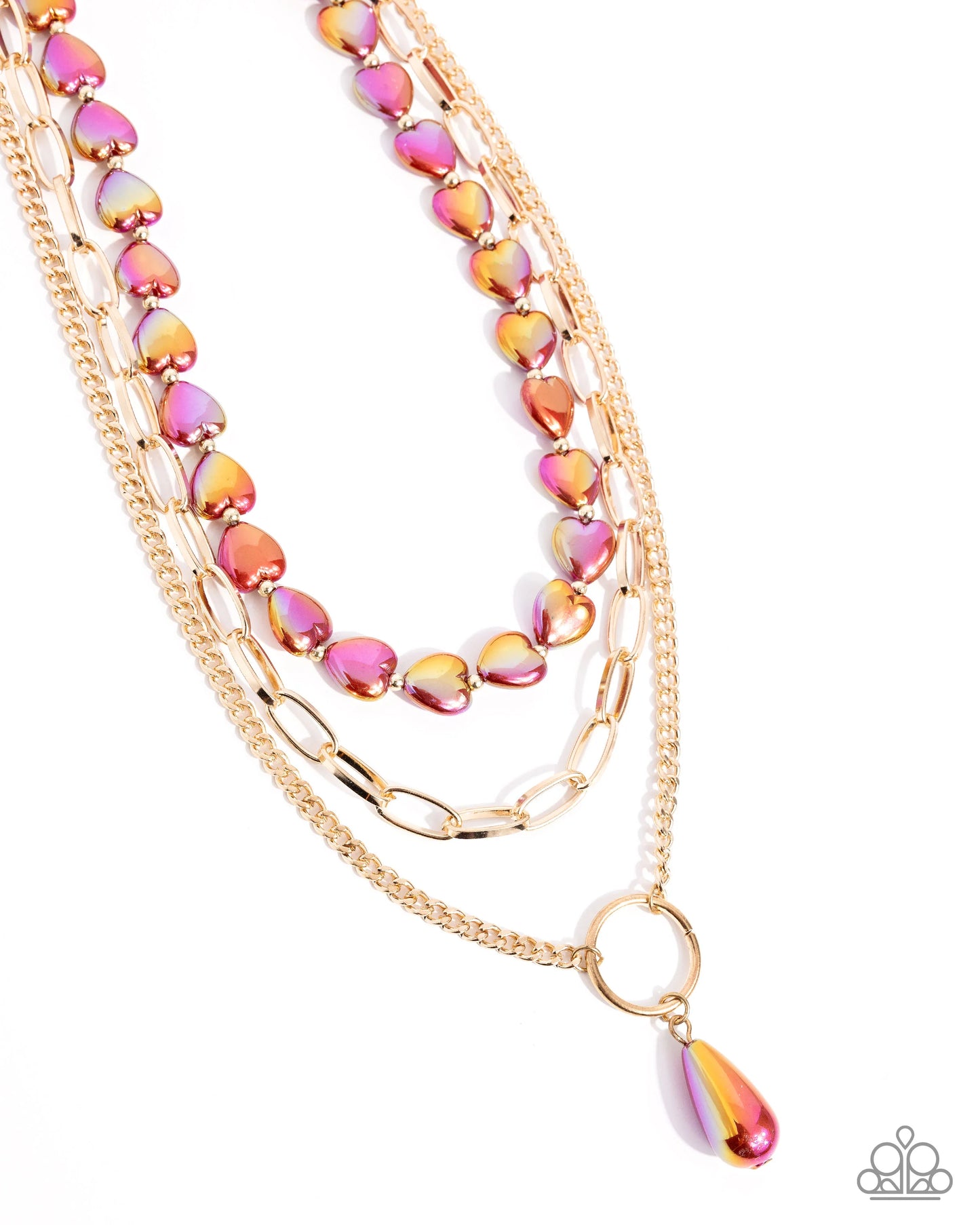 Paparazzi Admirable Affection - Red Necklace