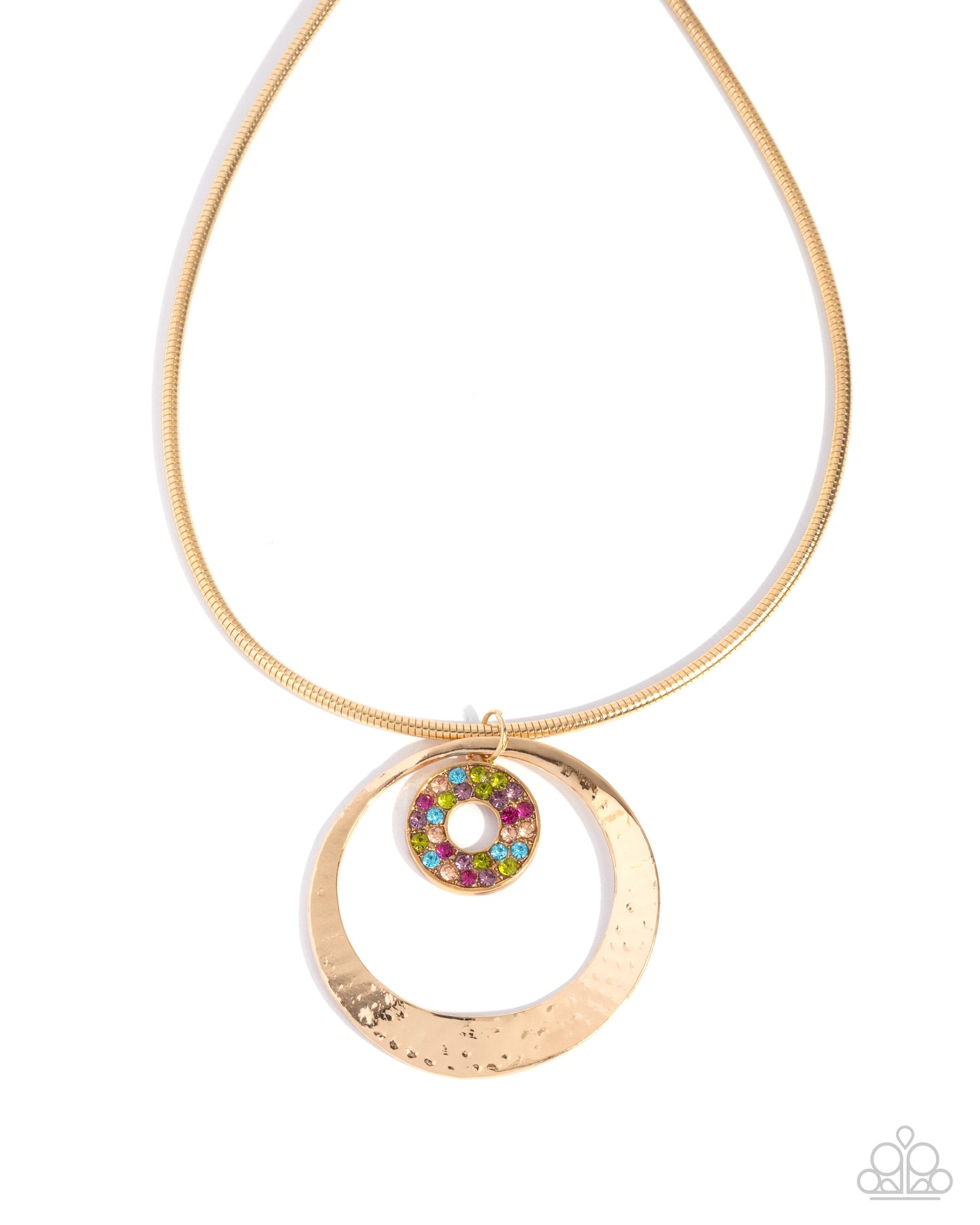 Paparazzi Waltzing Wayfare Gold Necklace