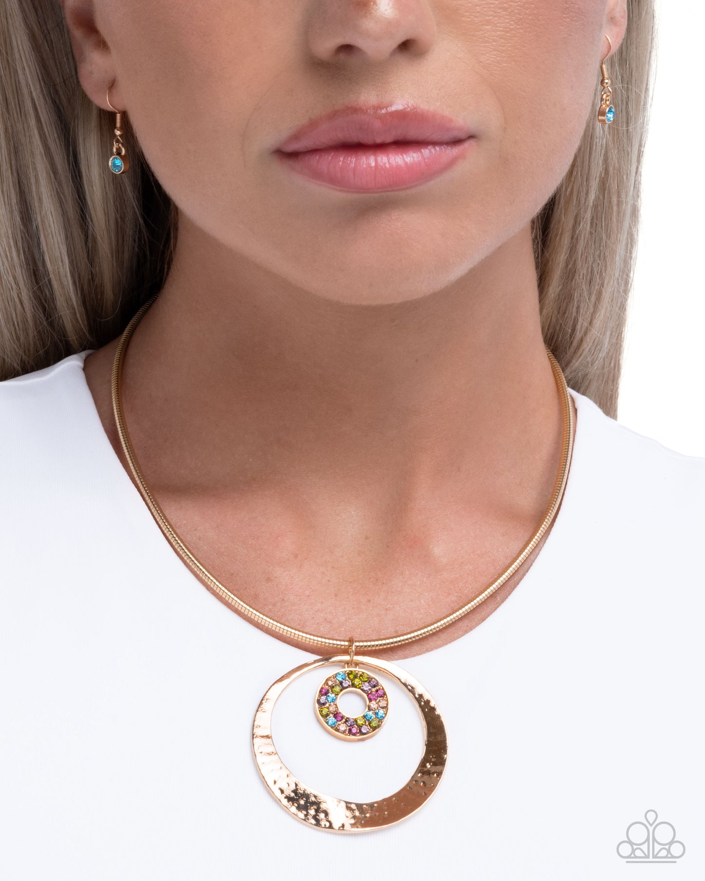 Paparazzi Waltzing Wayfare Gold Necklace