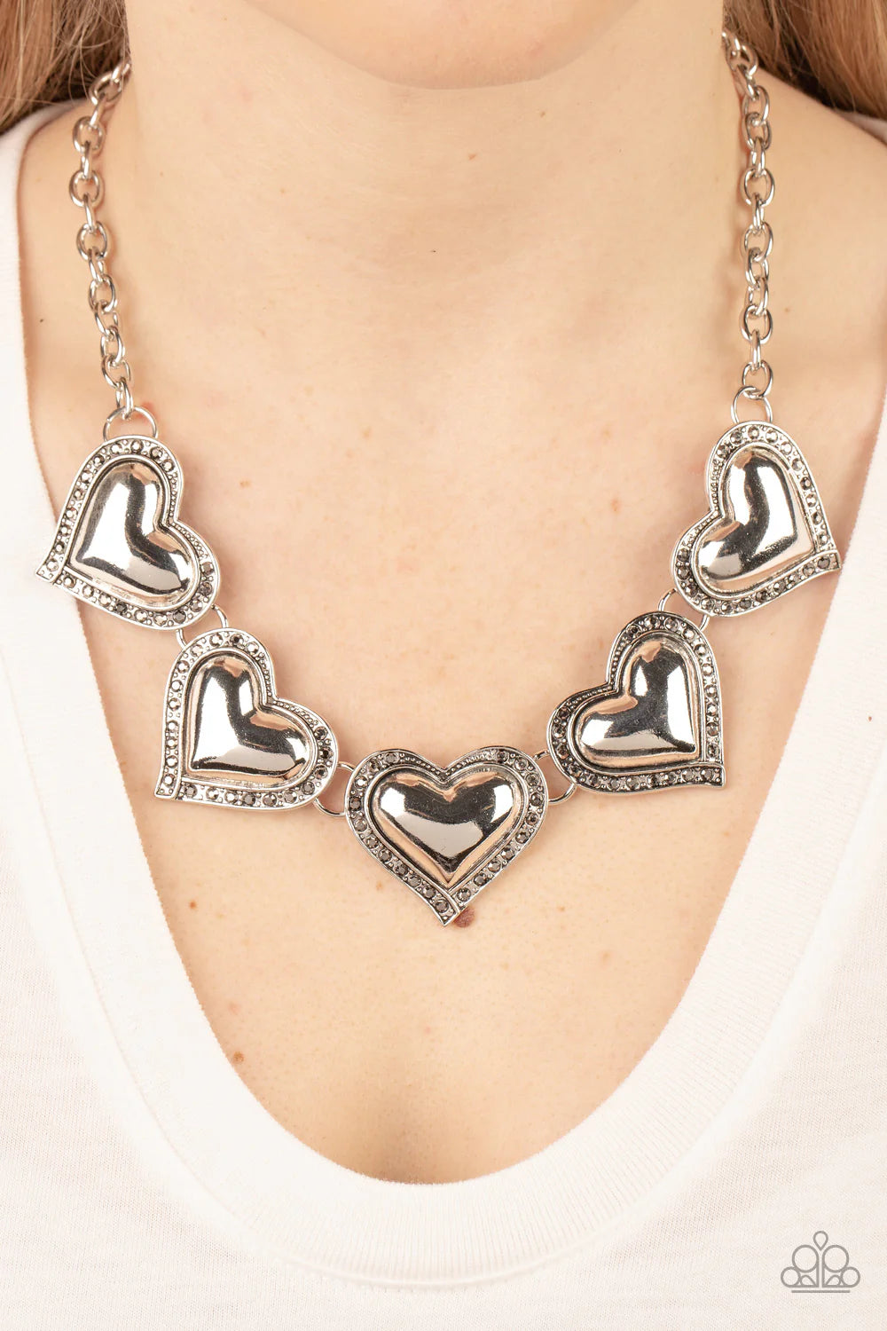 Paparazzi Kindred Hearts - Silver Necklace