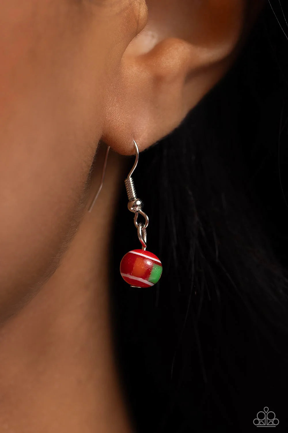 Mismatched Mayhem - red - Paparazzi necklace