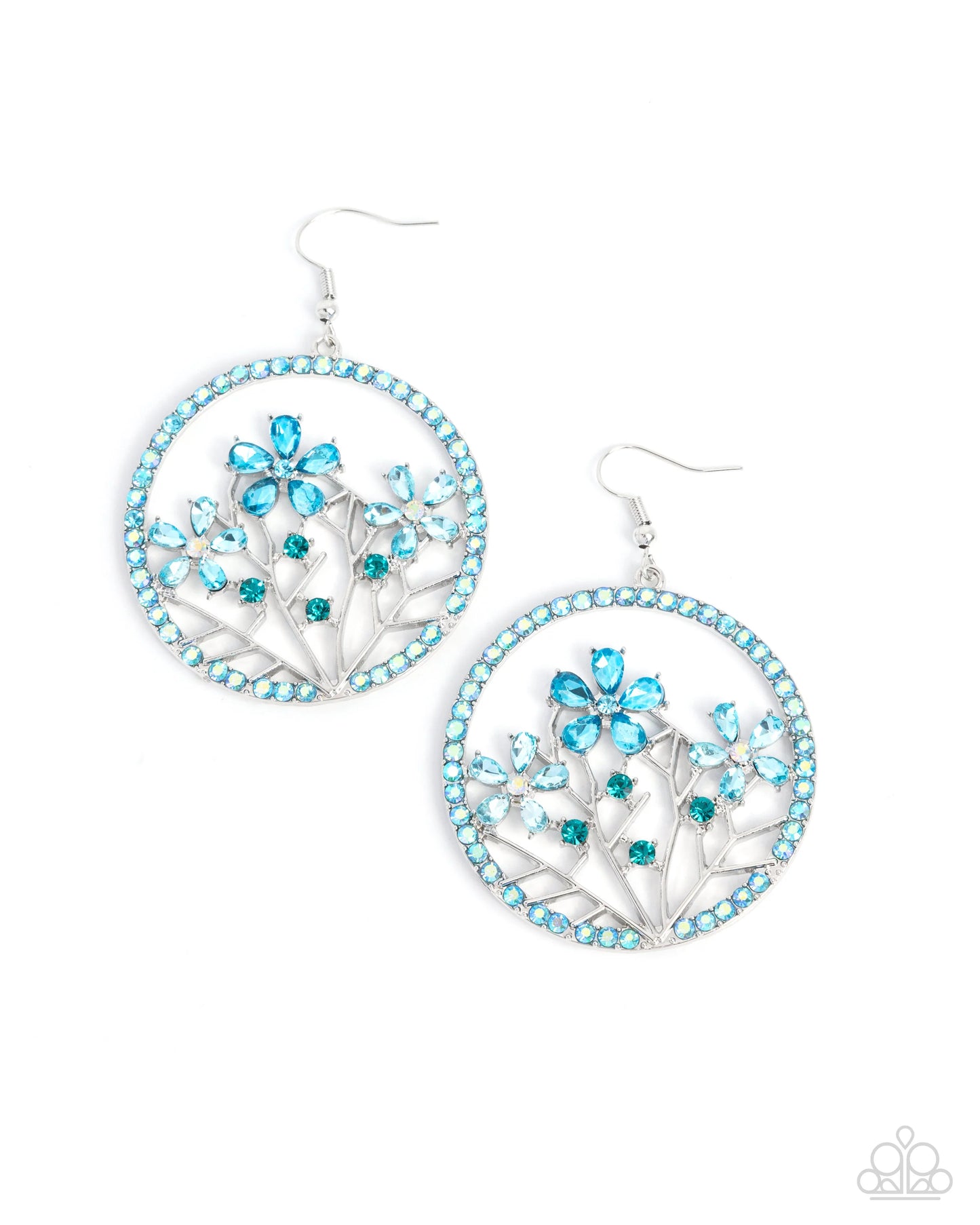 Paparazzi Basic Bouquet - Blue Earrings