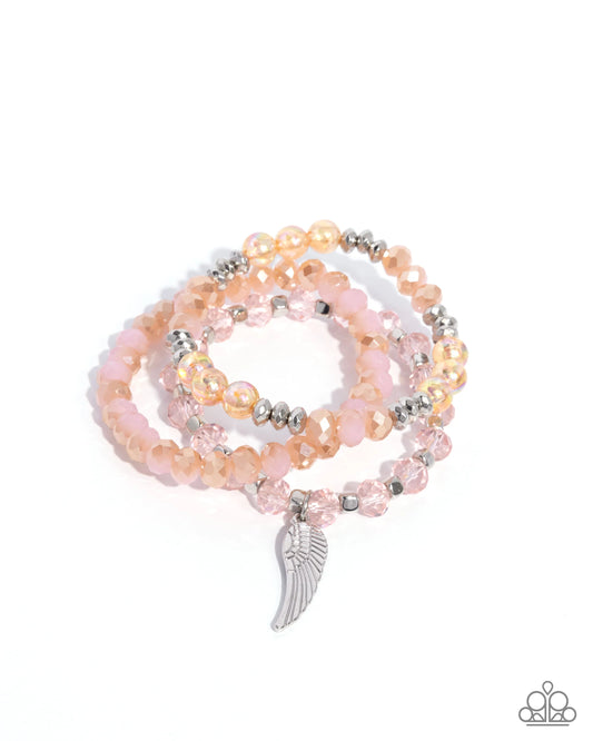 Paparazzi Angelic Aesthetic - Pink Bracelet