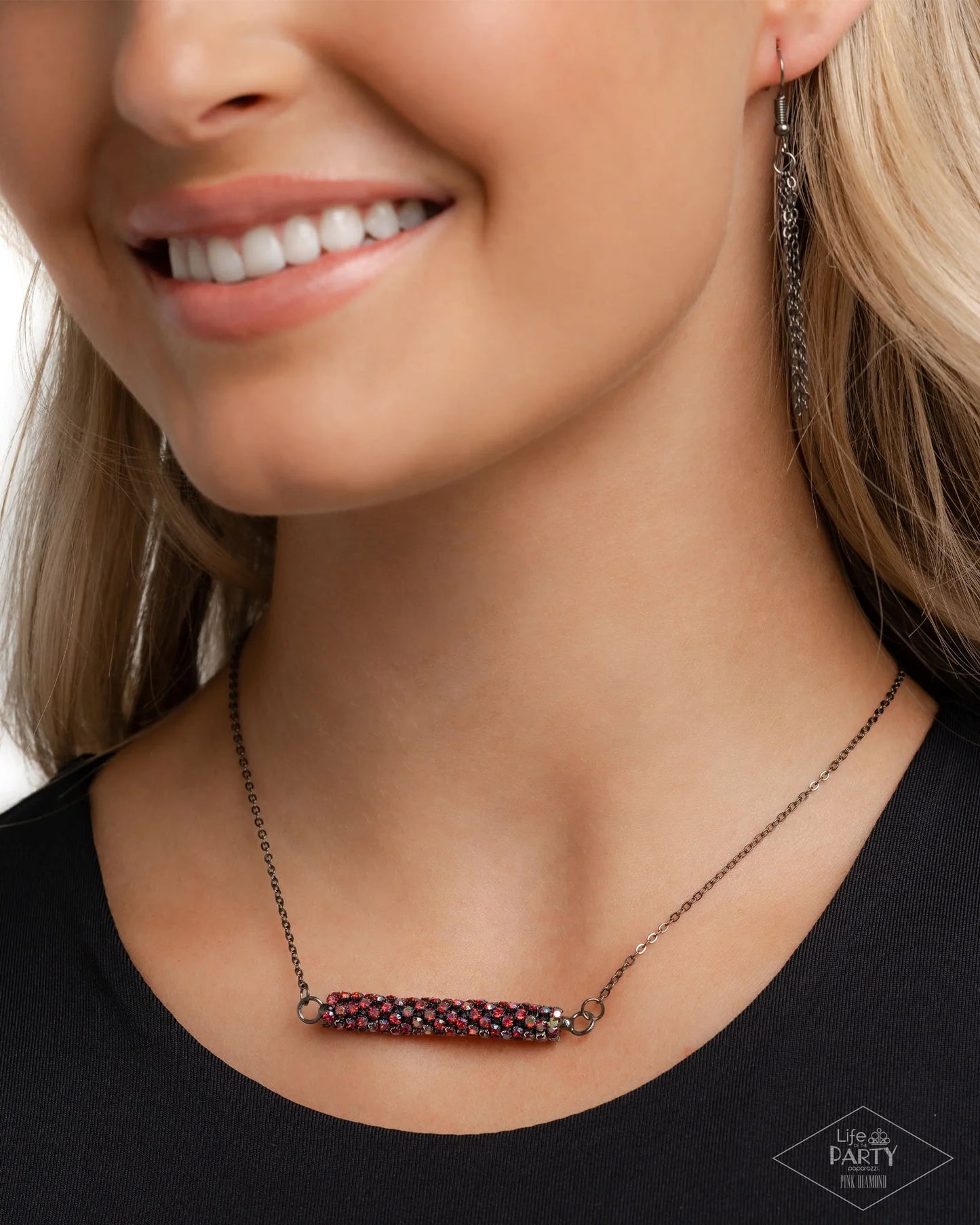 Timelessly Twinkling - red - Paparazzi necklace/Take A Moment To Reflect - red - Paparazzi bracelet
