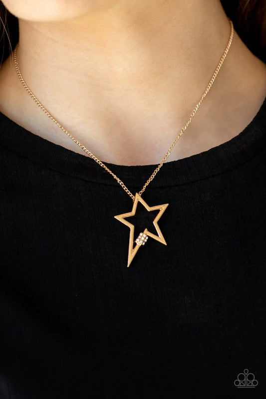 Paparazzi Necklace ~ Light Up The Sky - Gold