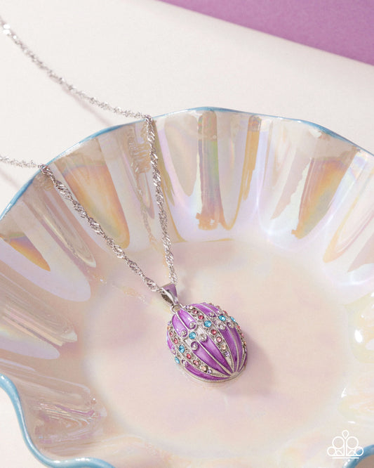 Paparazzi Fabergé Flair - Purple Necklace