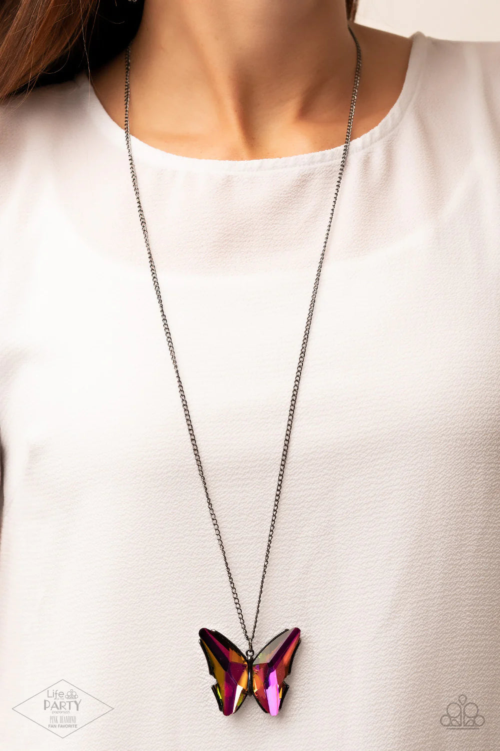 Paparazzi The Social Butterfly Effect - Multi Necklace