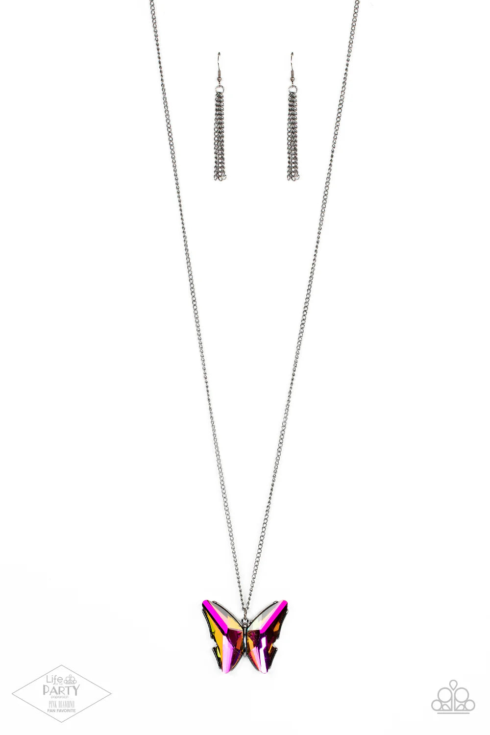 Paparazzi The Social Butterfly Effect - Multi Necklace
