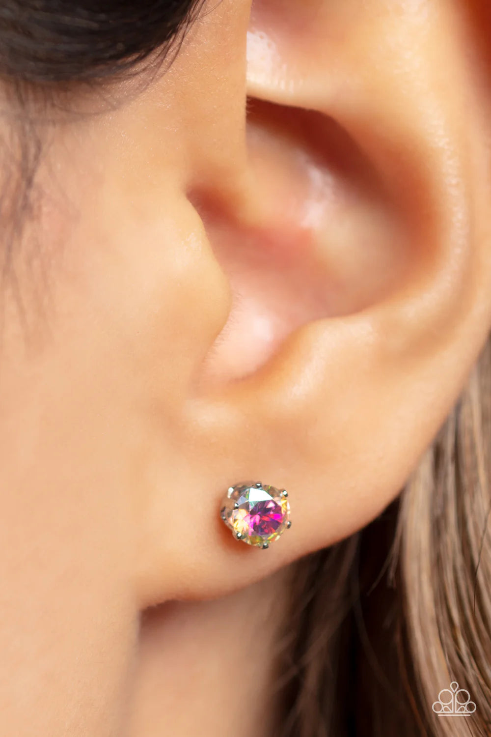 Paparazzi Delicately Dainty - Multi Post Earrings