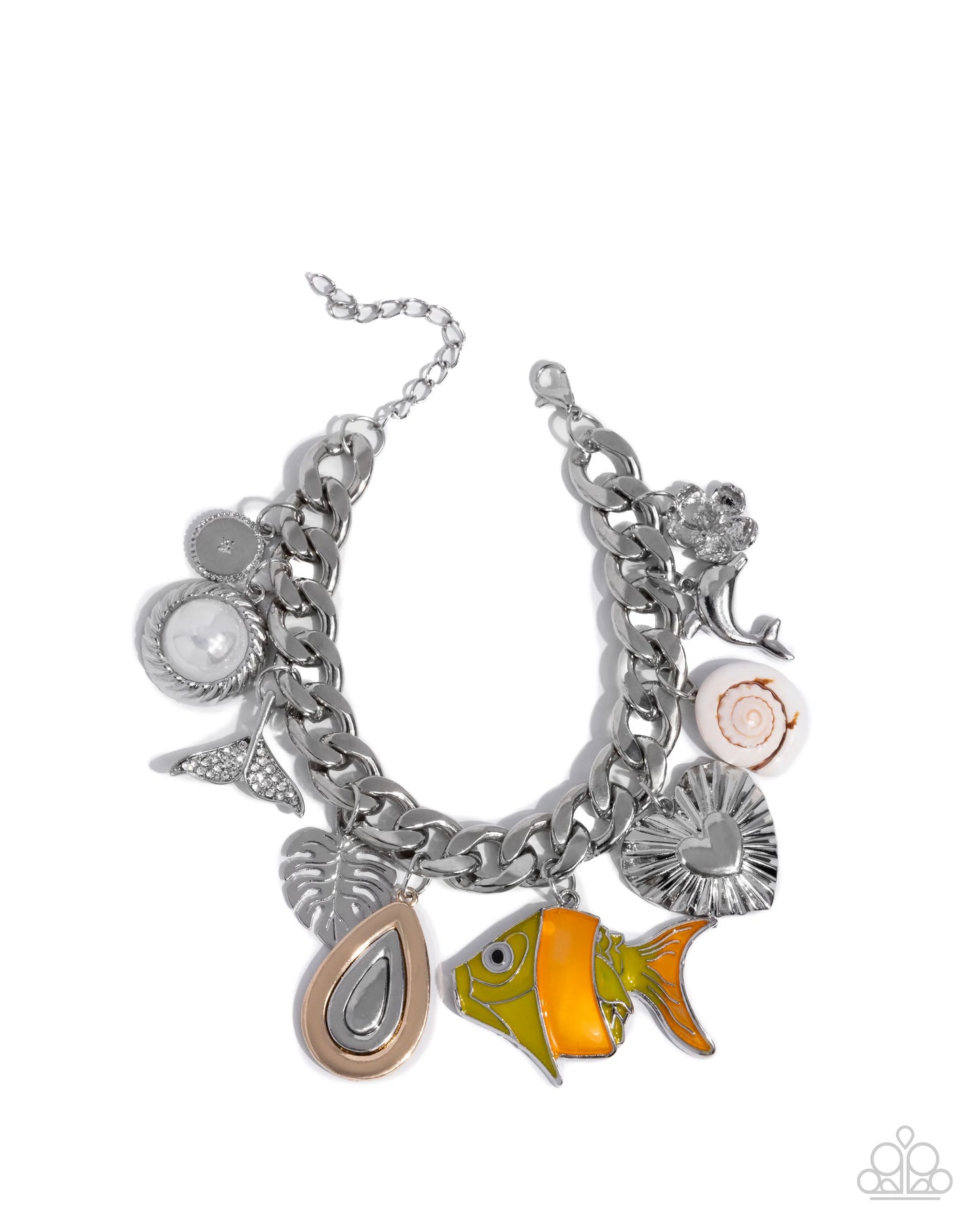 Paparazzi Fish Frenzy - Orange Bracelet