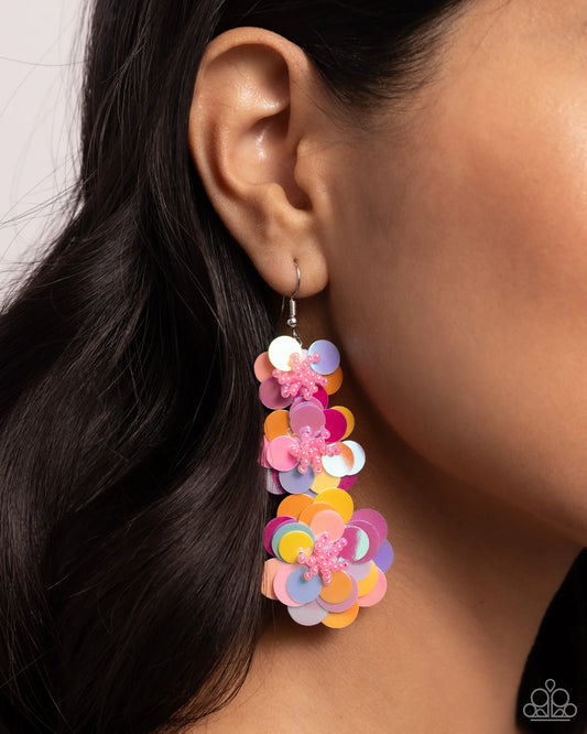 Paparazzi Beaded Bouquet - Multi Earrings