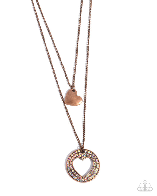 Paparazzi Matchmaker Mural - Copper Necklace