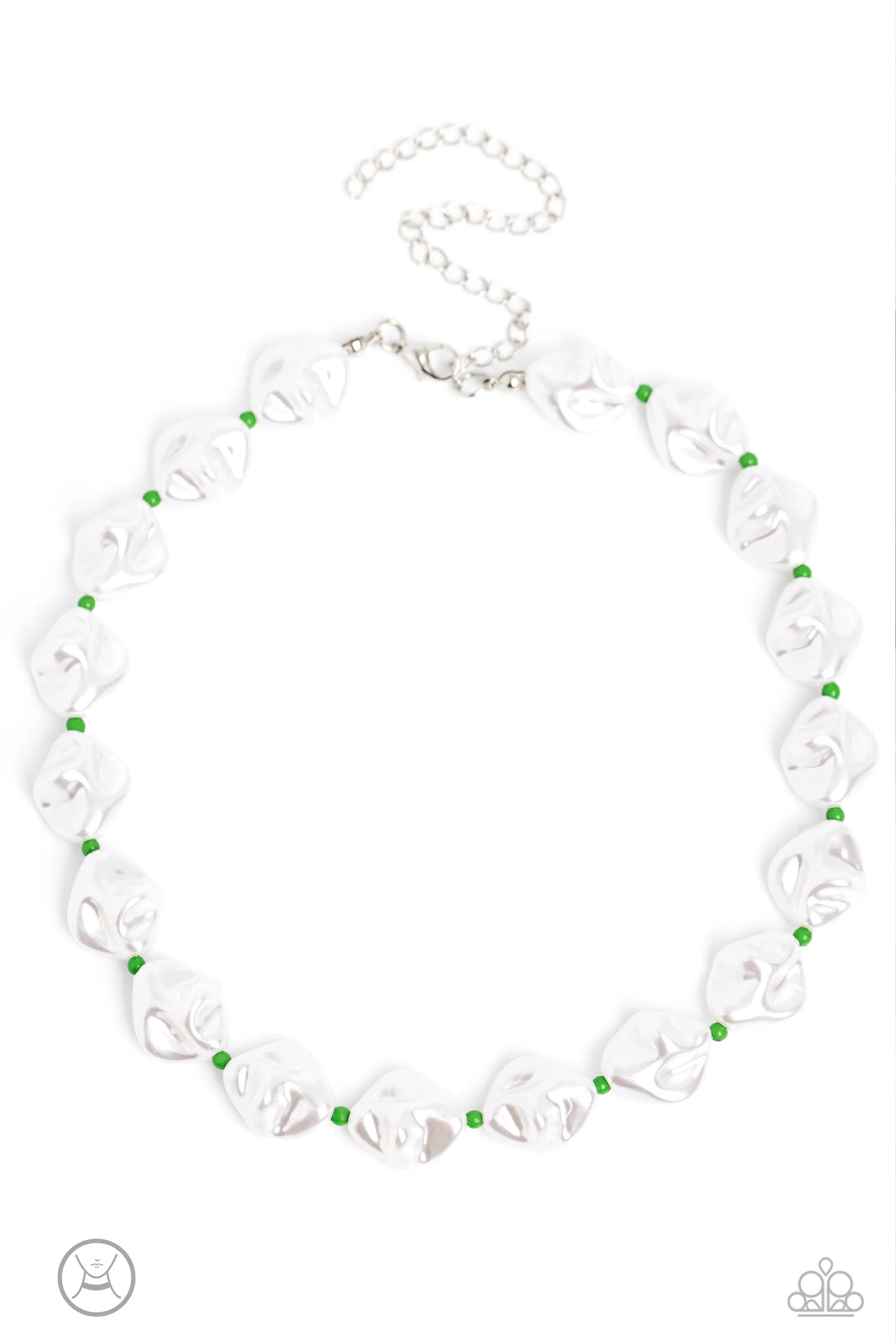 Paparazzi SHORE Enough - Green Necklace
