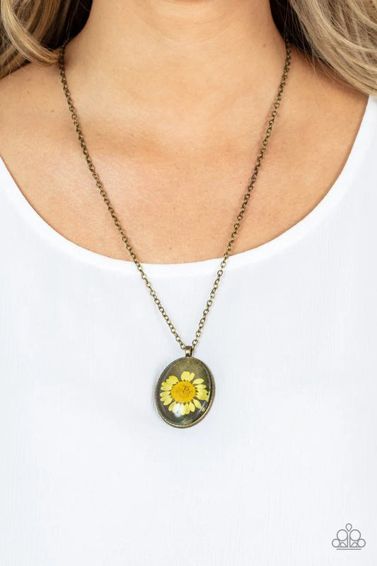 Paparazzi Necklace ~ Prairie Passion - Yellow