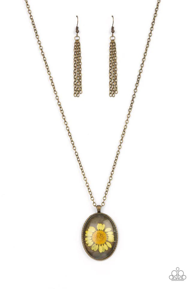 Paparazzi Necklace ~ Prairie Passion - Yellow