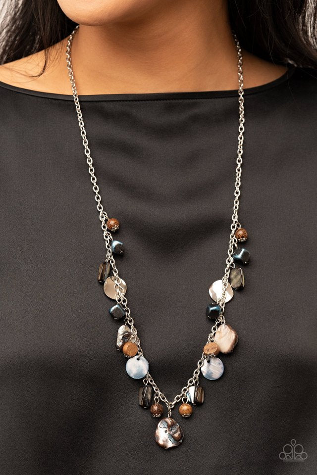 Paparazzi Necklace ~ Caribbean Charisma - Blue