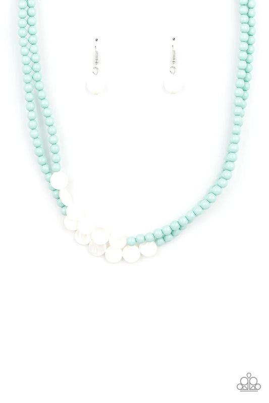 Paparazzi Extended STAYCATION - Blue Necklace