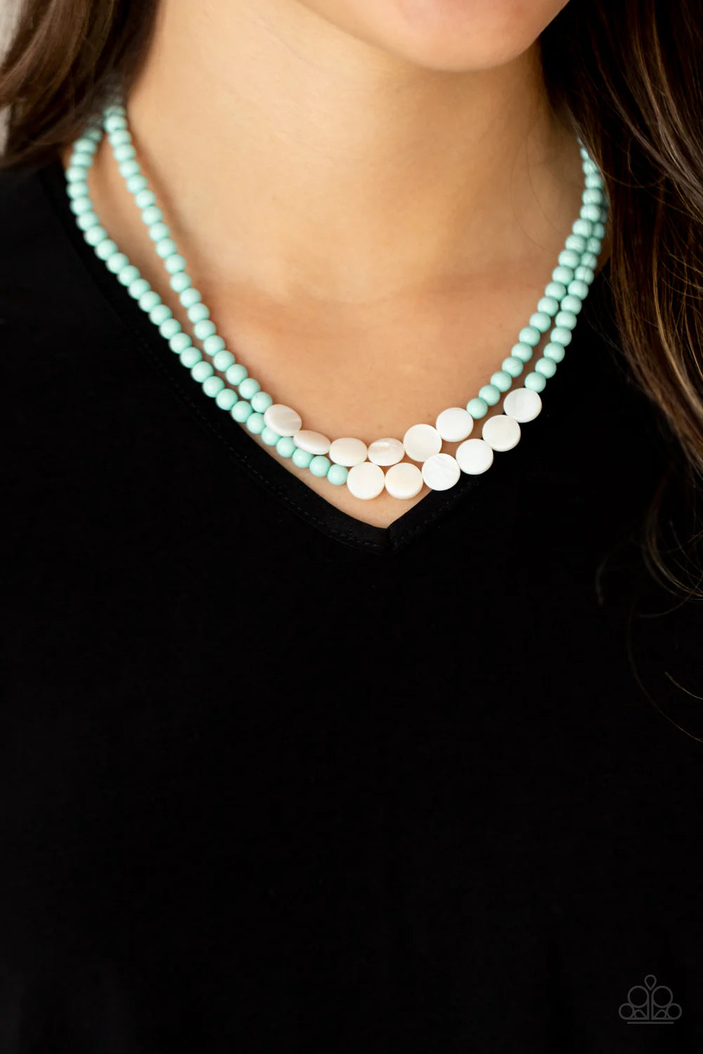 Paparazzi Extended STAYCATION - Blue Necklace