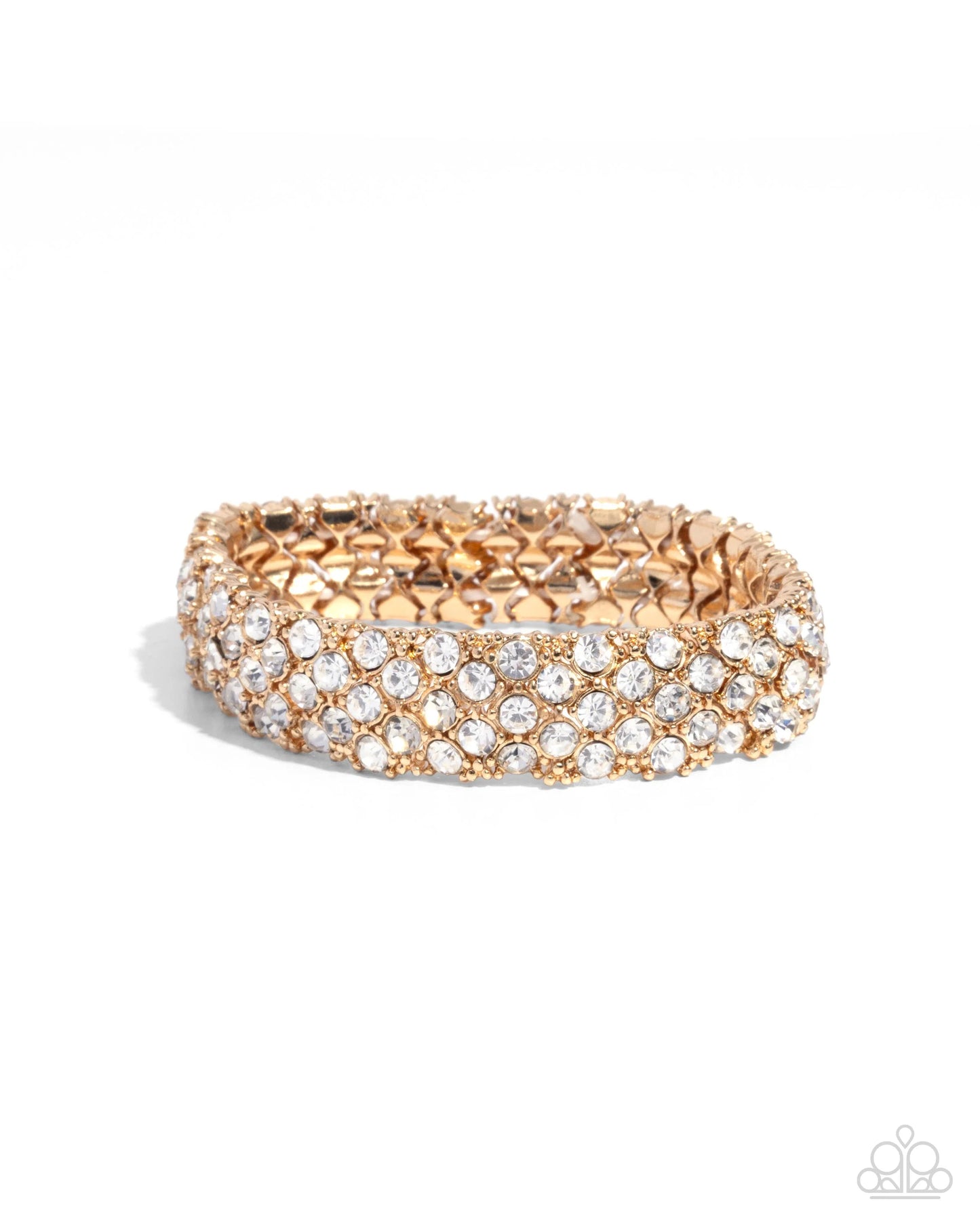 Paparazzi Prismatic Perspective - Gold Bracelet