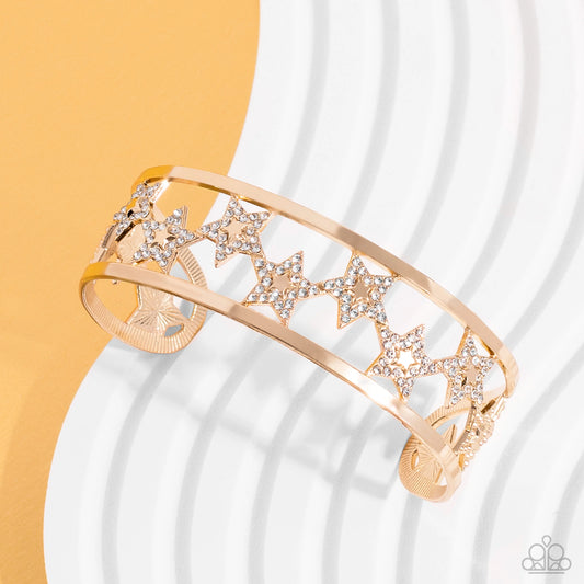 Paparazzi Starry Suffragette - Gold Bracelet
