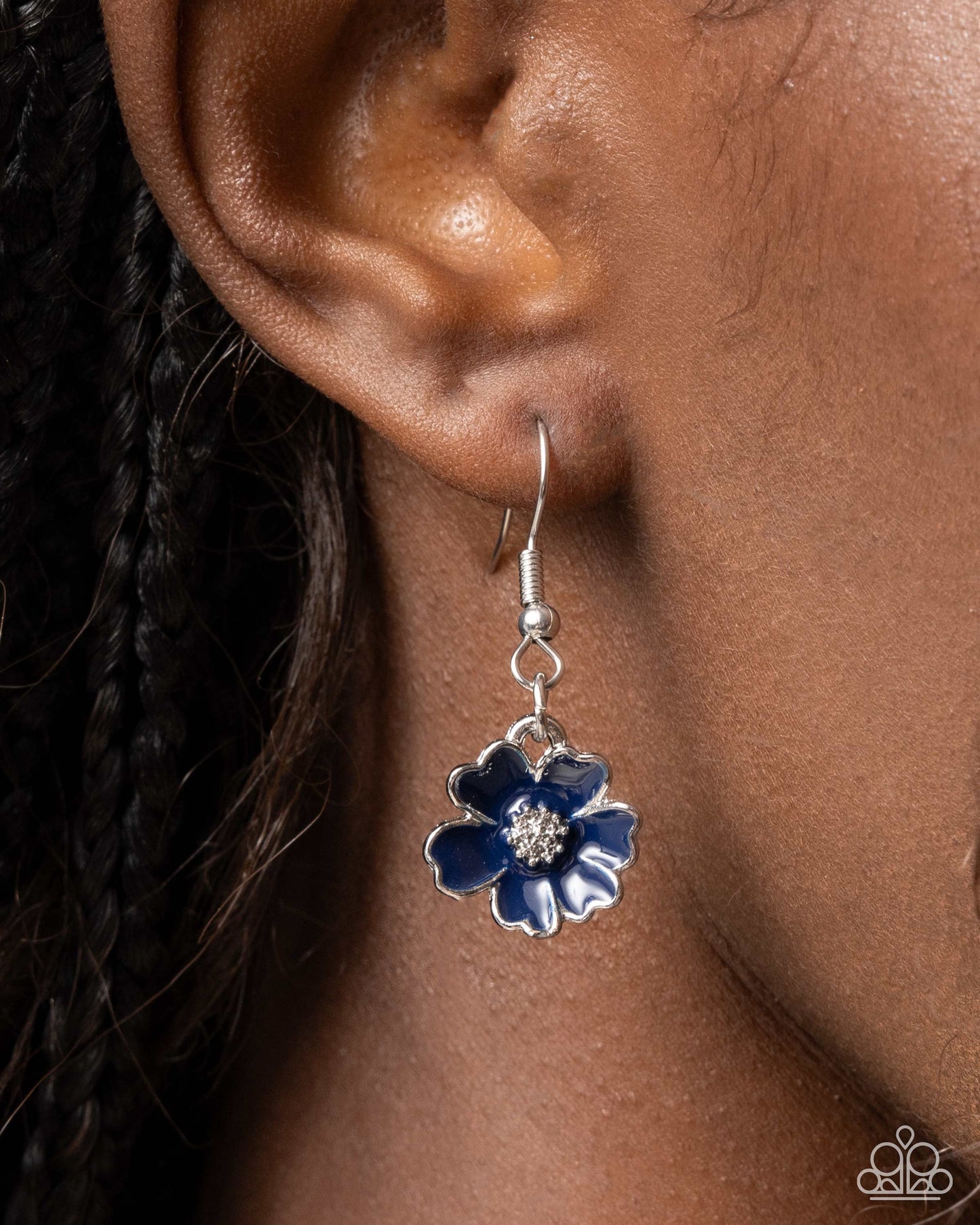Necklace: "French Florals - Blue" Bracelet: "Candid Color - Blue