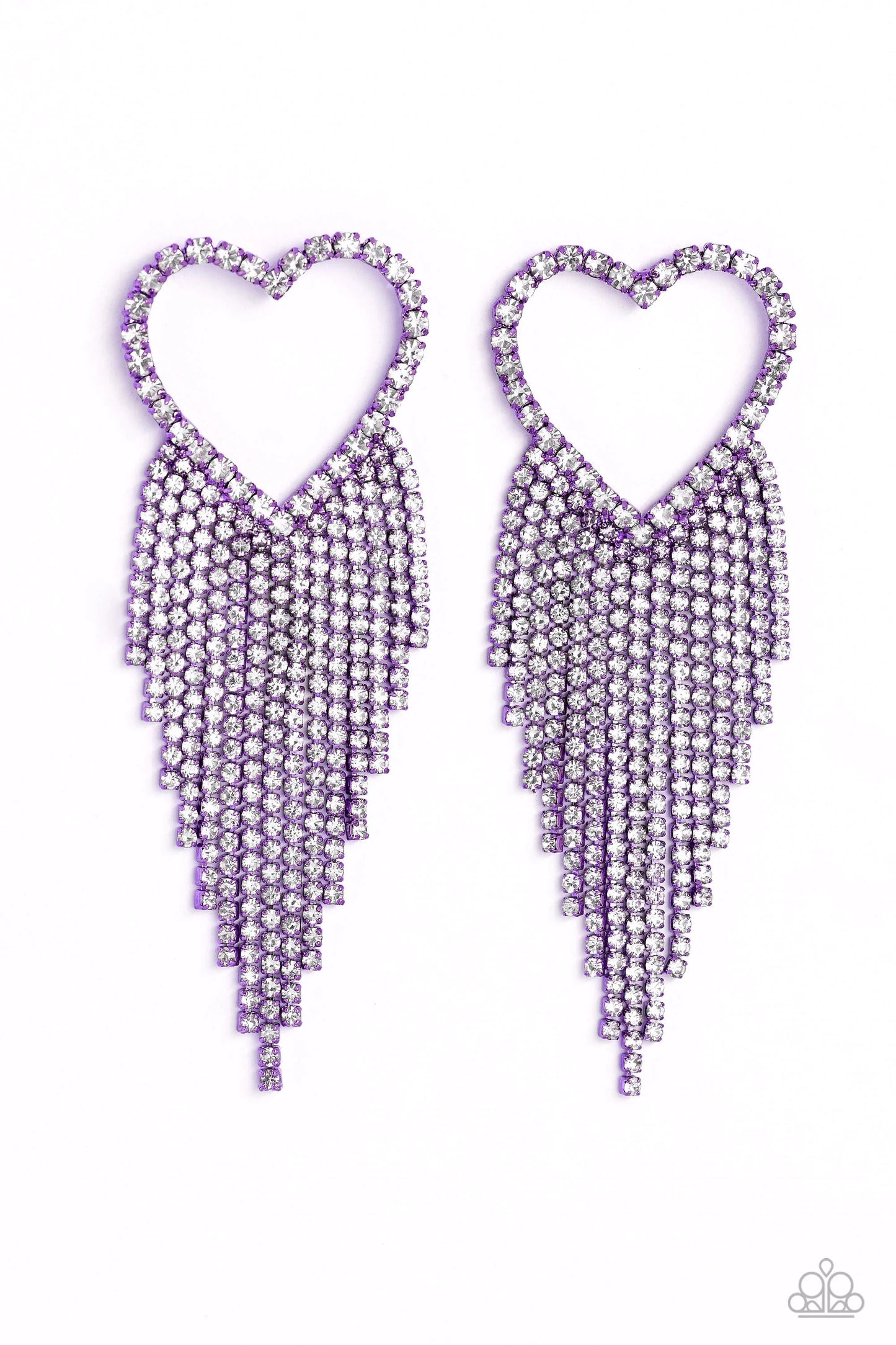 Paparazzi Sumptuous Sweethearts - Purple Post Earrings