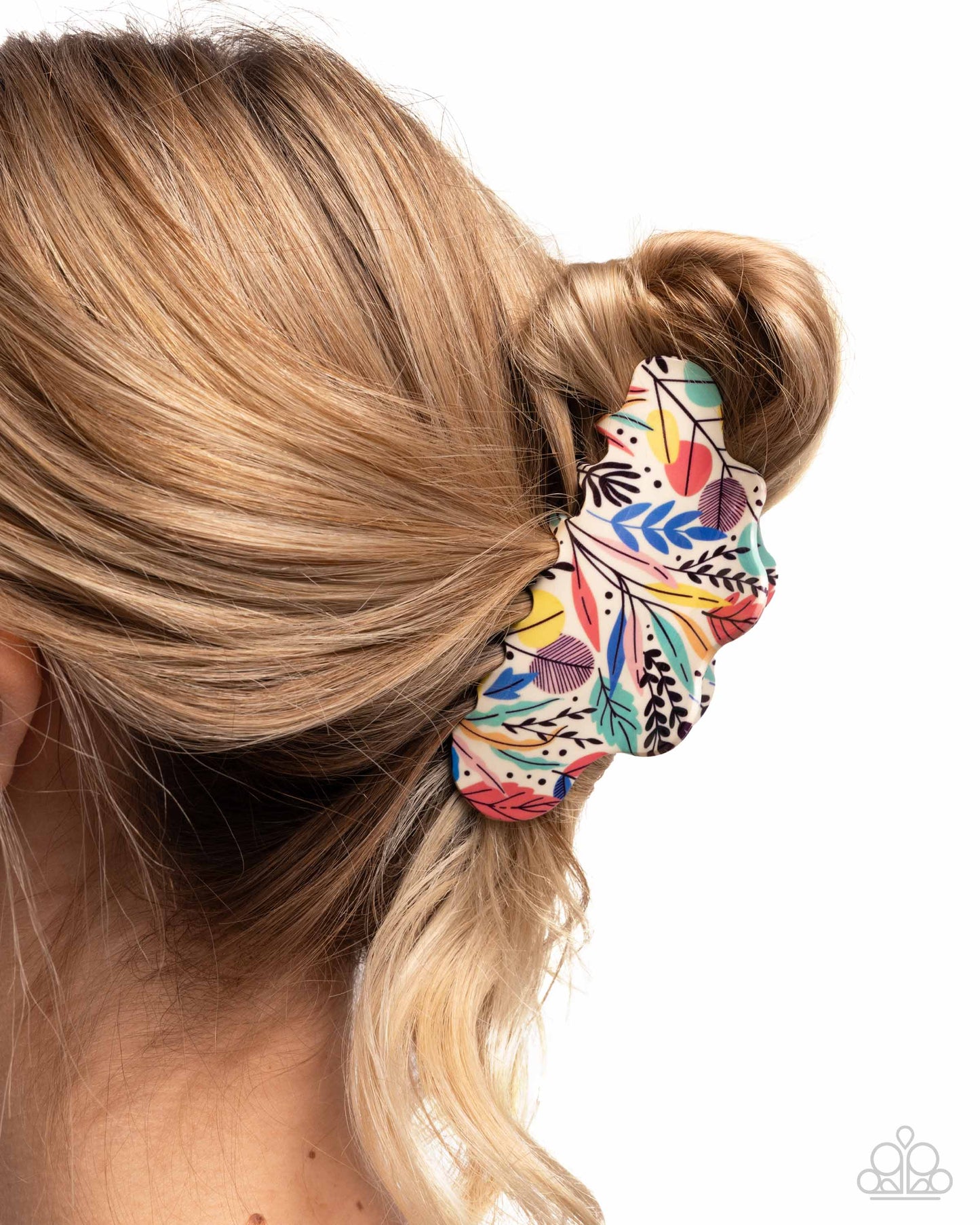 Paparazzi Wavy Wallflower - Hair Accessory Hair Clip