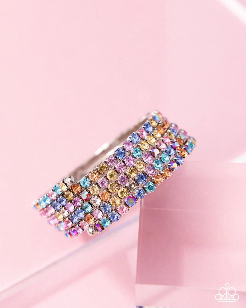 Paparazzi The GLOW-Digger - Multi Bracelet