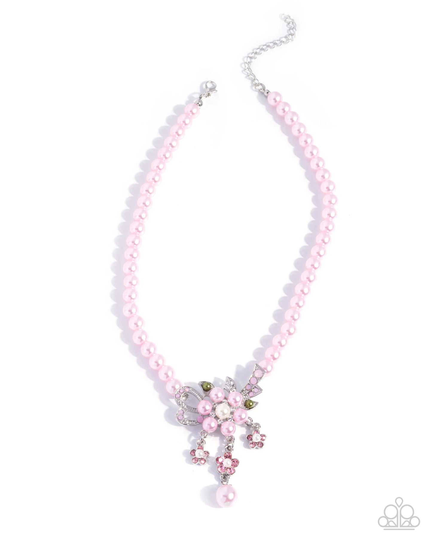 Paparazzi All Over TON - Pink Necklace