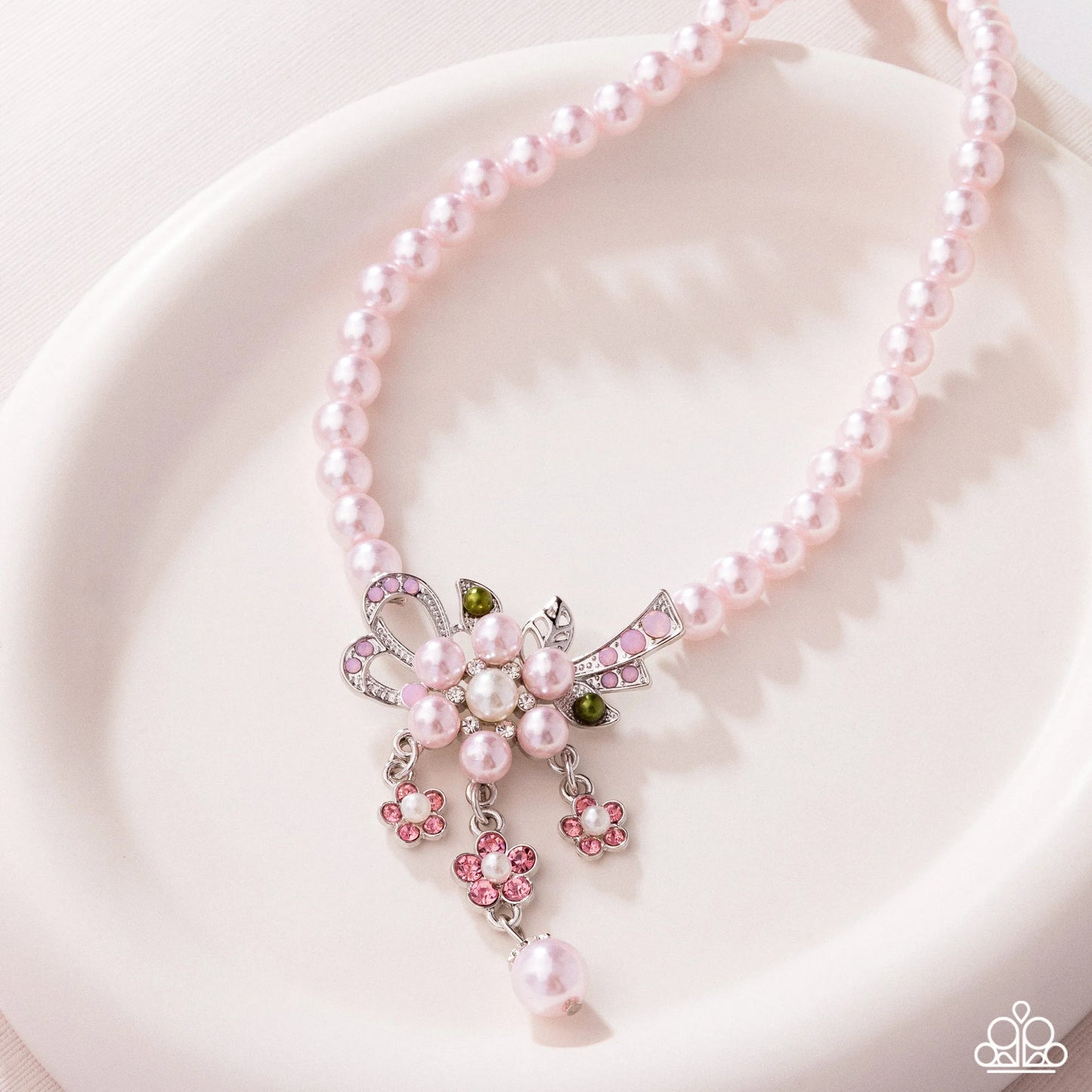 Paparazzi All Over TON - Pink Necklace