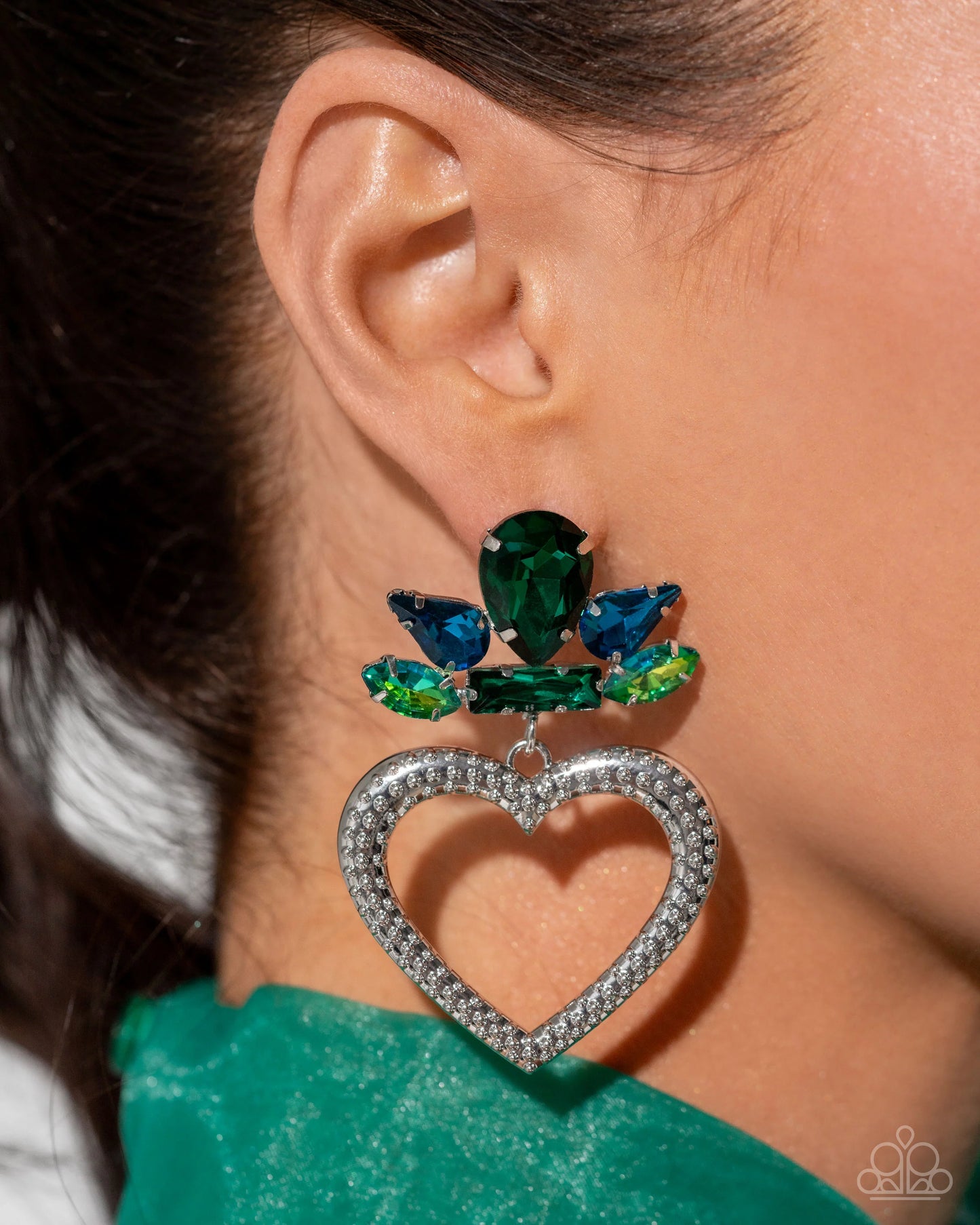 Paparazzi Pushing Perfection - Multi Post Earrings