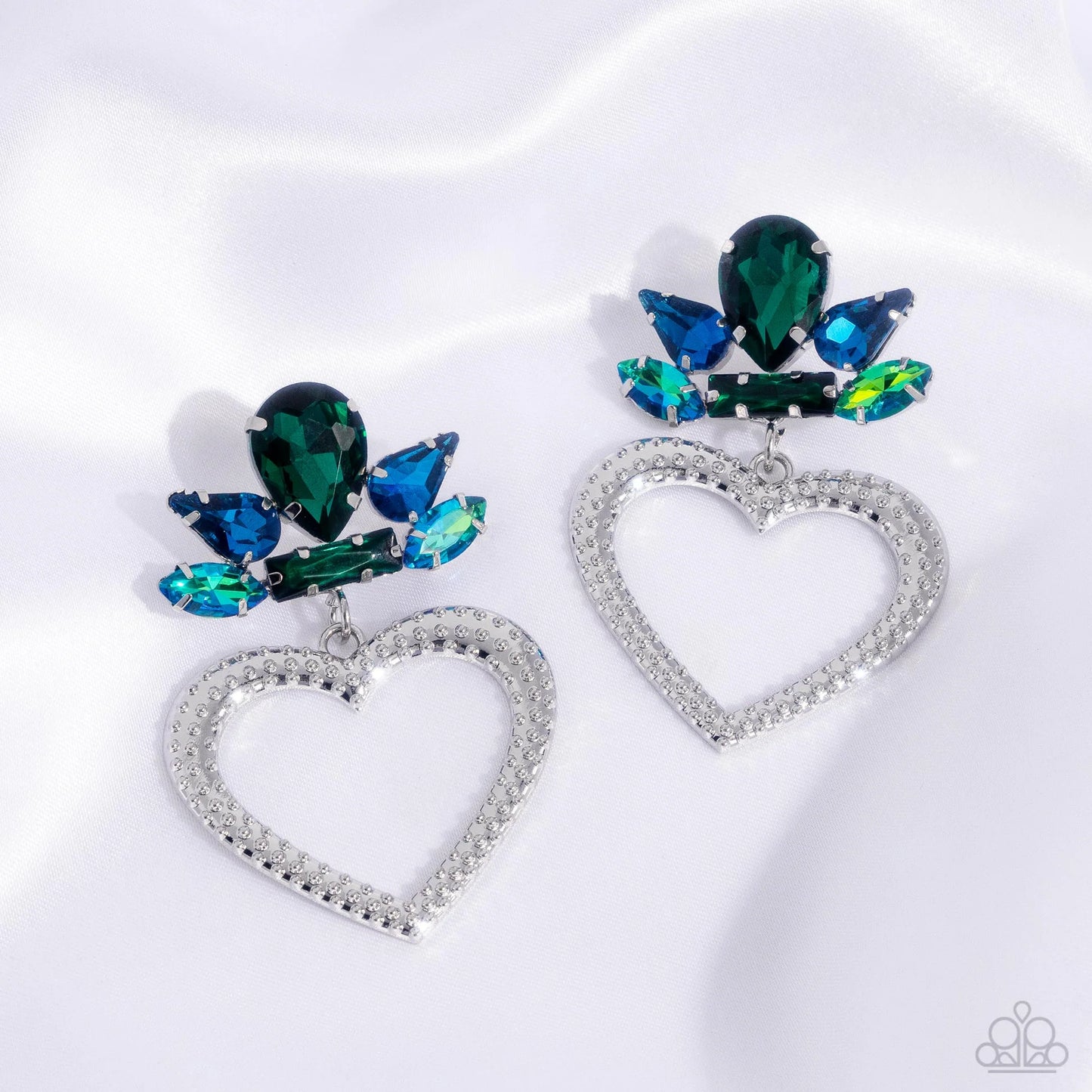 Paparazzi Pushing Perfection - Multi Post Earrings