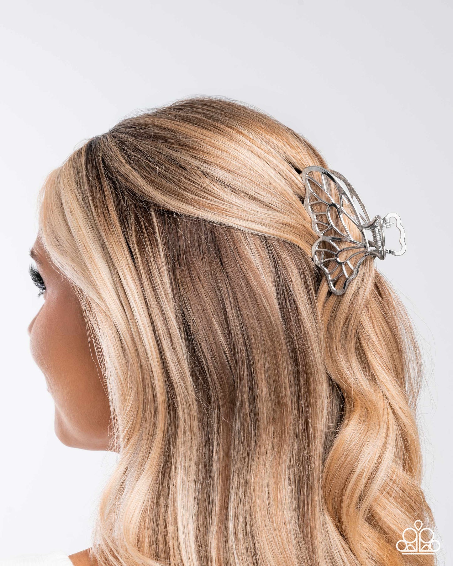 Paparazzi Gliding Grace - Silver Hair Clip