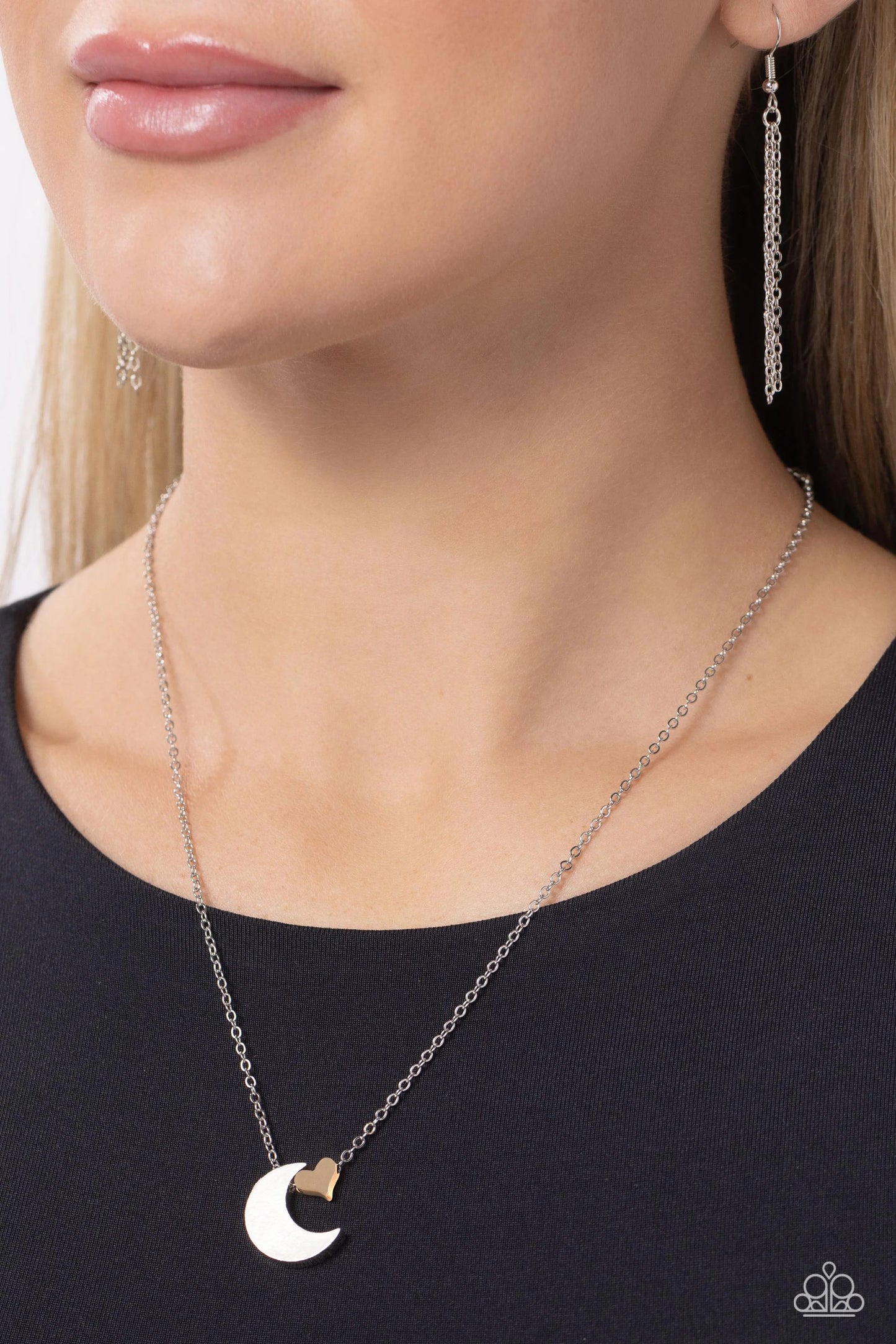 Paparazzi Low-Key Lunar - Multi Necklace