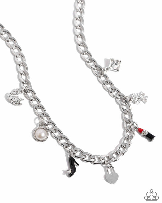 Paparazzi Shopaholic Slay - Red Necklace