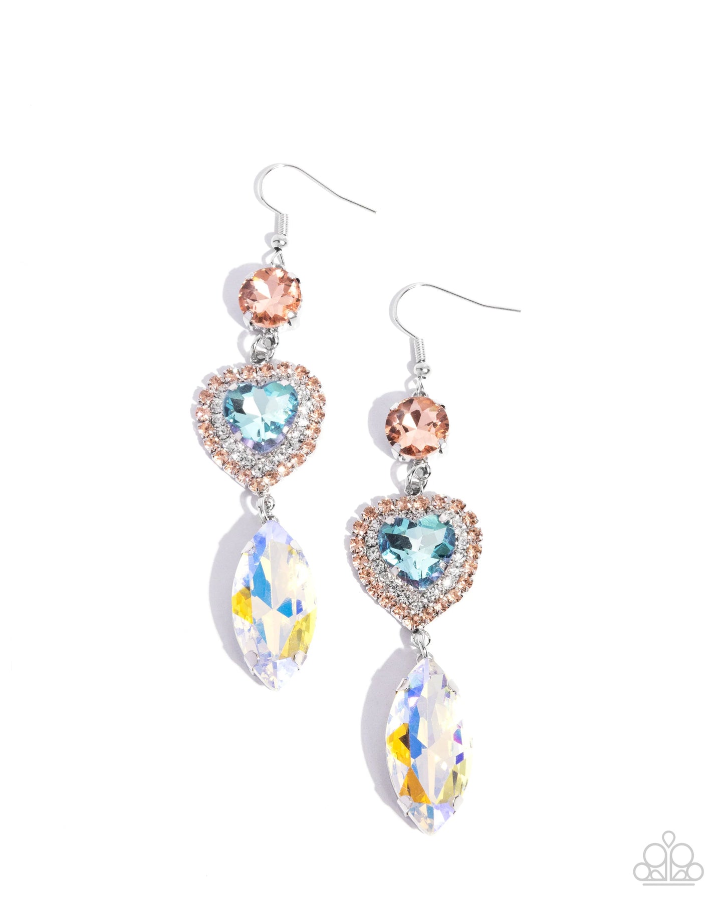 Paparazzi Smitten Sway - Earrings Earrings